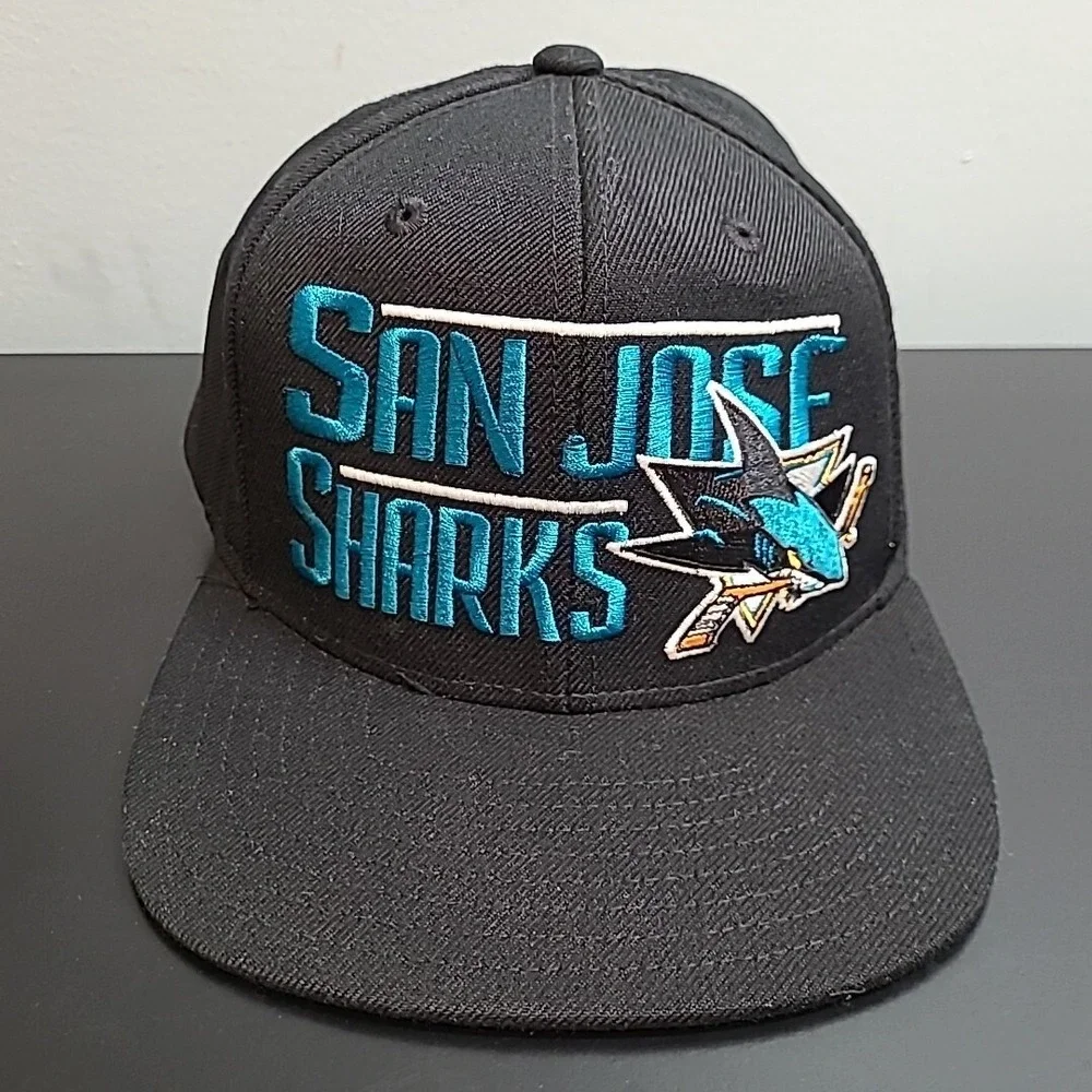 2016 Reebok San Jose‎ Sharks Snapback Hat RARE Officially Licensed